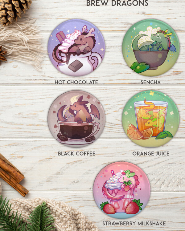 Brewdragons Buttons – Bild 3