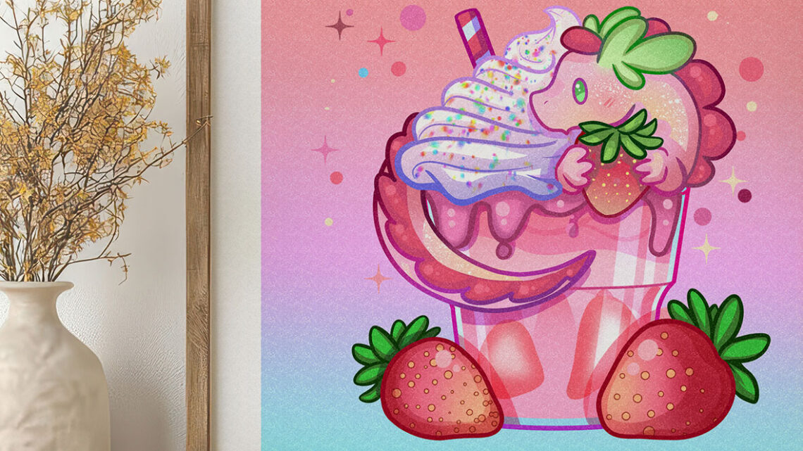 Brewdragon Poster Strawberry Milkshake