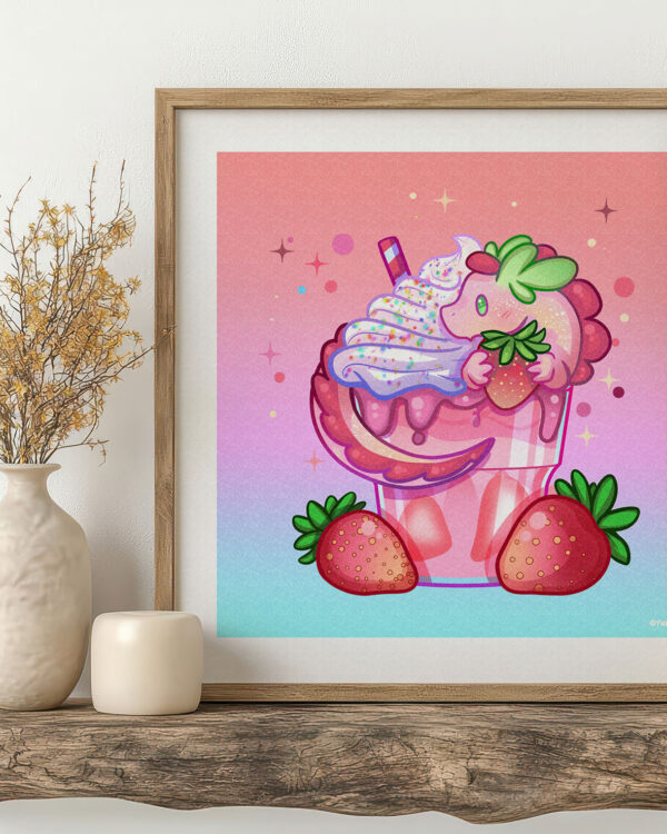 Brewdragon Poster Strawberry Milkshake